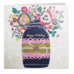 Felicitare - Happy Birthday Vase Laura Darrington Design