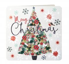 Felicitare - Merry Christmas Tree Laura Darrington Design