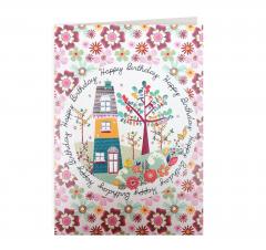 Felicitare - Happy Birthday House Laura Darrington Design