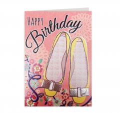 Felicitare - Happy Birthday Shoes Laura Darrington Design