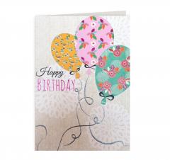 Felicitare - Happy Birthday Ballons Laura Darrington Design