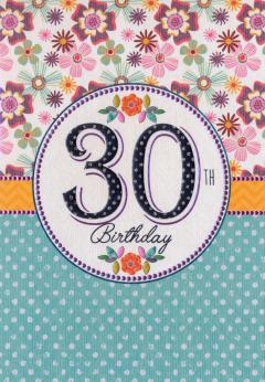 Felicitare - 30th Birthday Laura Darrington Design