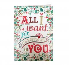 Felicitare - All I want for Christmas is You Laura Darrington Design