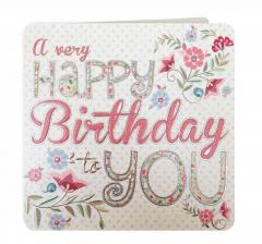 Felicitare - A Very Happy Birthday Laura Darrington Design