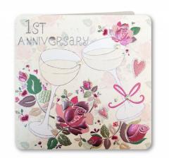 Felicitare - 1st Anniversary Laura Darrington Design