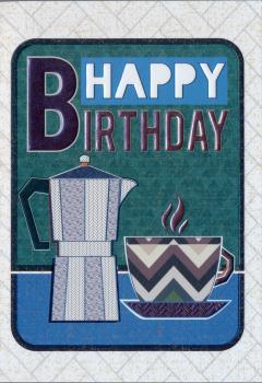 Felicitare - Coffee Pot Birthday Laura Darrington Design