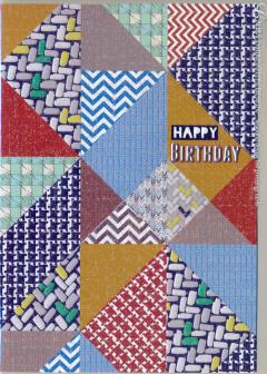 Felicitare - Geometric Shapes Birthday Laura Darrington Design