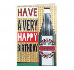 Felicitare - Beer Bottle Birthday Laura Darrington Design