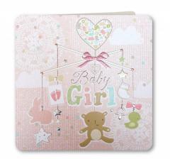 Felicitare - Baby girl Laura Darrington Design