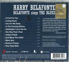 Belafonte Sings The Blues Harry Belafonte