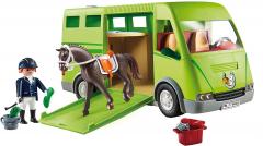 Set jucarii - Horse Car with Opening Side Door