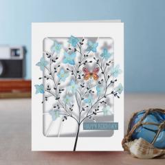 Felicitare - Happy Birthday Blue Tree Alljoy Design