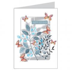 Felicitare - Happy Birthday Flowers Alljoy Design