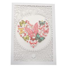 Felicitare - Happy Birthday Butterfly Heart Alljoy Design