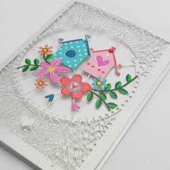 Felicitare - Happy Birthday Bird House Alljoy Design