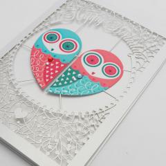 Felicitare - Happiness 2 Owls Alljoy Design