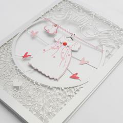 Felicitare - Baby Girl Dress Alljoy Design