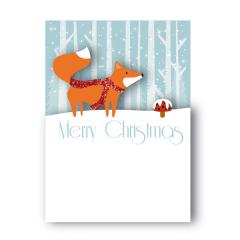 Felicitare - Fox Christmas