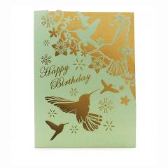 Felicitare - Happy Birthday Birdie Green Alljoy Design