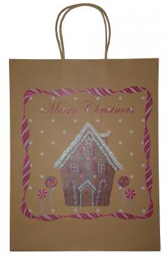Punga medie pentru cadou - Gingerbread House