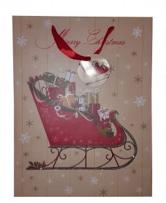 Punga mare pentru cadou - Christmas Sleigh Meridian Import Company
