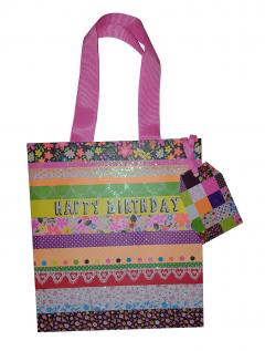 Punga medie pentru cadouri - Happy Birthday Glick