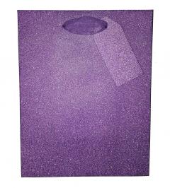 Punga mare pentru cadou - Glitter Lilac Glick