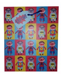 Punga mare pentru cadouri - Superheroes Glick