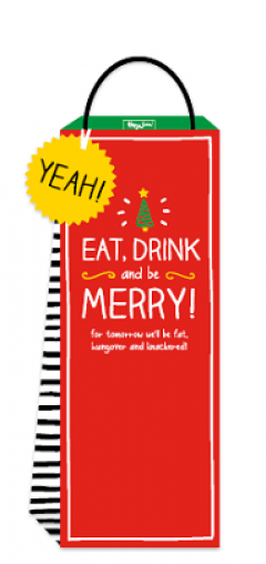 Punga de cadou pentru sticla-Happy Jackson Be Merry 