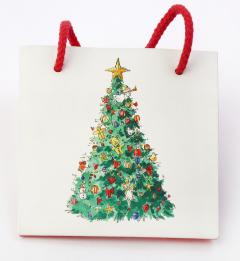 Punga pentru cadou - Madeleine Floyd Christmas Tree, 13x13cm
