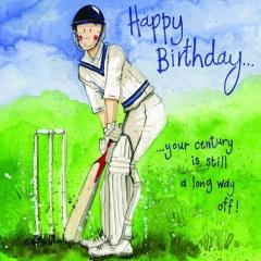 Felicitare - Cricket at the crease  Alex Clark