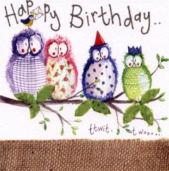Felicitare - Owl Party Alex Clark