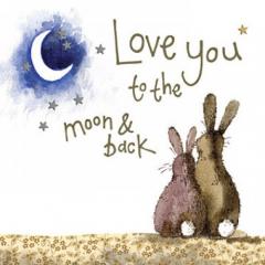 Felicitare - Moon Alex Clark
