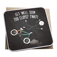 Felicitare - Get well soon Lanther Black