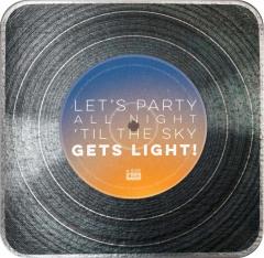 Felicitare - Vinyl - Let's party all night Lanther Black