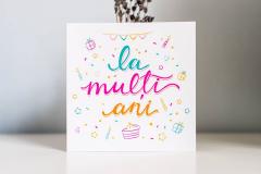 Felicitare Tada - La multi ani