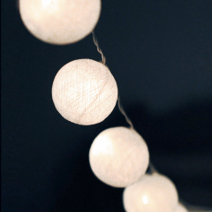 Ghirlanda de luminite - White Cotton