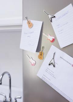 Set 6 Magneti - Guitar | Kikkerland