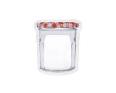 Set 4 pungi mici zip-lock - Jam Zipper Jar Bag | Kikkerland