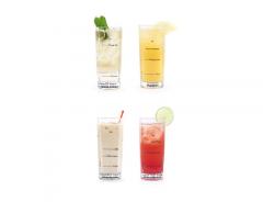 Set de 4 pahare pentru cocktail