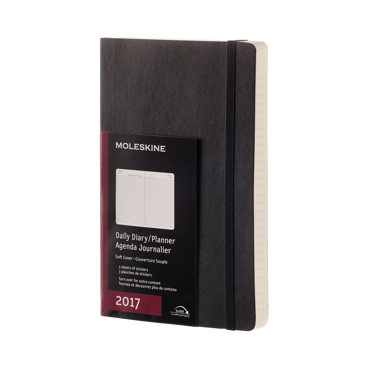 Agenda 2017 Moleskine Large Daily Diary 12 Month Soft Moleskine