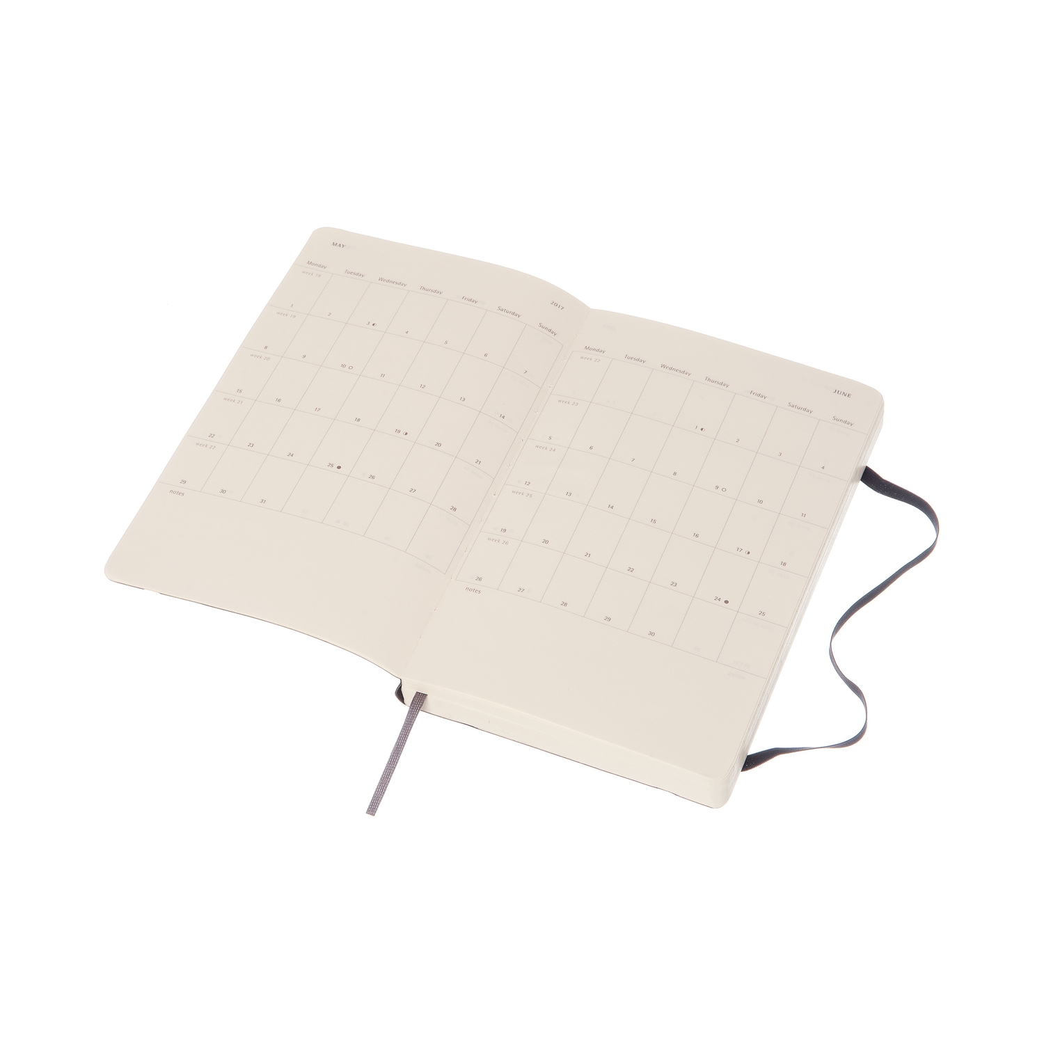 Agenda 2017 Moleskine Large Daily Diary 12 Month Soft Moleskine