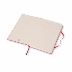 Agenda 2017 - Moleskine Weekly Notebook, 12 Months, Large, Scarlet Red, Hard Cover 