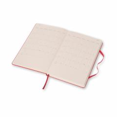 Agenda 2017 - Moleskine Weekly Notebook, 12 Months, Large, Scarlet Red, Hard Cover 