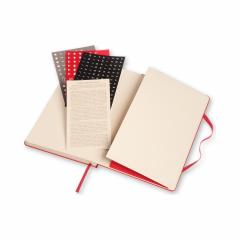 Agenda 2017 - Moleskine Weekly Notebook, 12 Months, Large, Scarlet Red, Hard Cover 