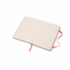 Agenda 2017 - Moleskine Weekly Notebook, 12 Months, Large, Coral Orange, Hard Cover