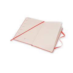 Agenda 2017 - Moleskine Weekly Notebook, 12 Months, Large, Coral Orange, Hard Cover