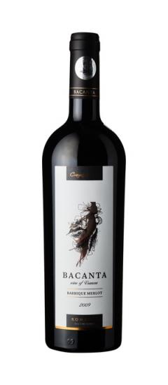 Vin rosu - Bacanta Barrique Merlot, 2009, sec