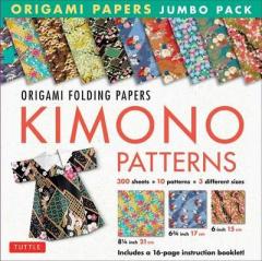 Origami Paper Jumbo Pack - Kimono Patterns 
