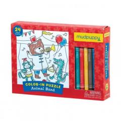 Animal Band Color-In Puzzle Jannie Ho